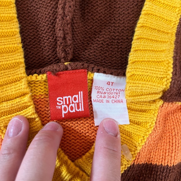 Small Paul Striped Hooded Sweater - Picture 2 of 6